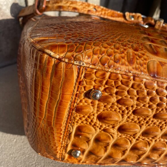 BRAHMIN MELBOURNE SATCHEL CROSSBODY Women's Shoulder Bag EUC - Picture 11 of 17